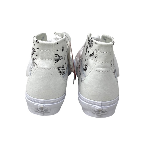 VANS Sk8-Hi Tapered High Top White Men’s Canvas Skate Sneakers Size VN0A5KRUWWW - Picture 4 of 9